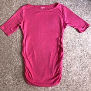 Motherhood Maternity size small pink shirt